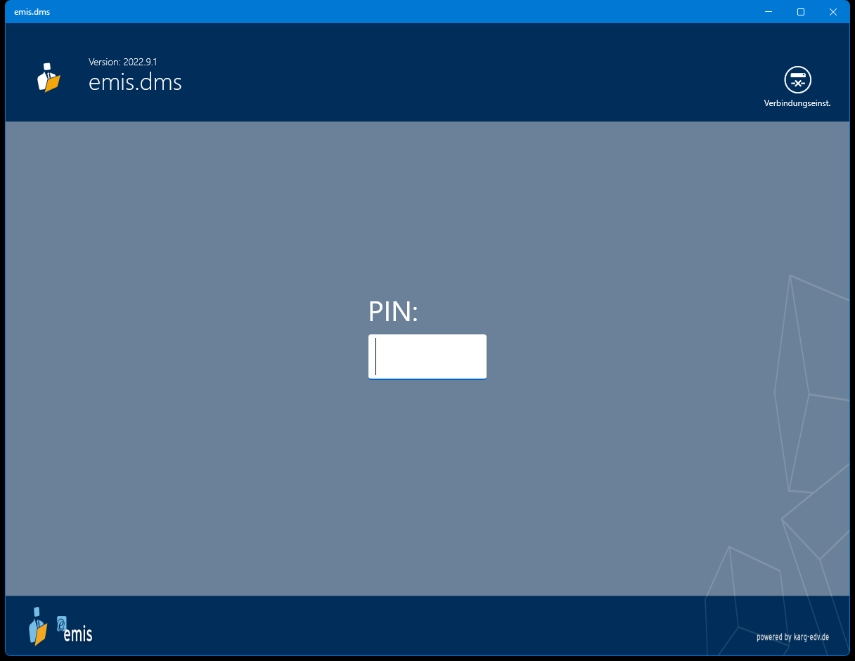 Anmeldung mit PIN