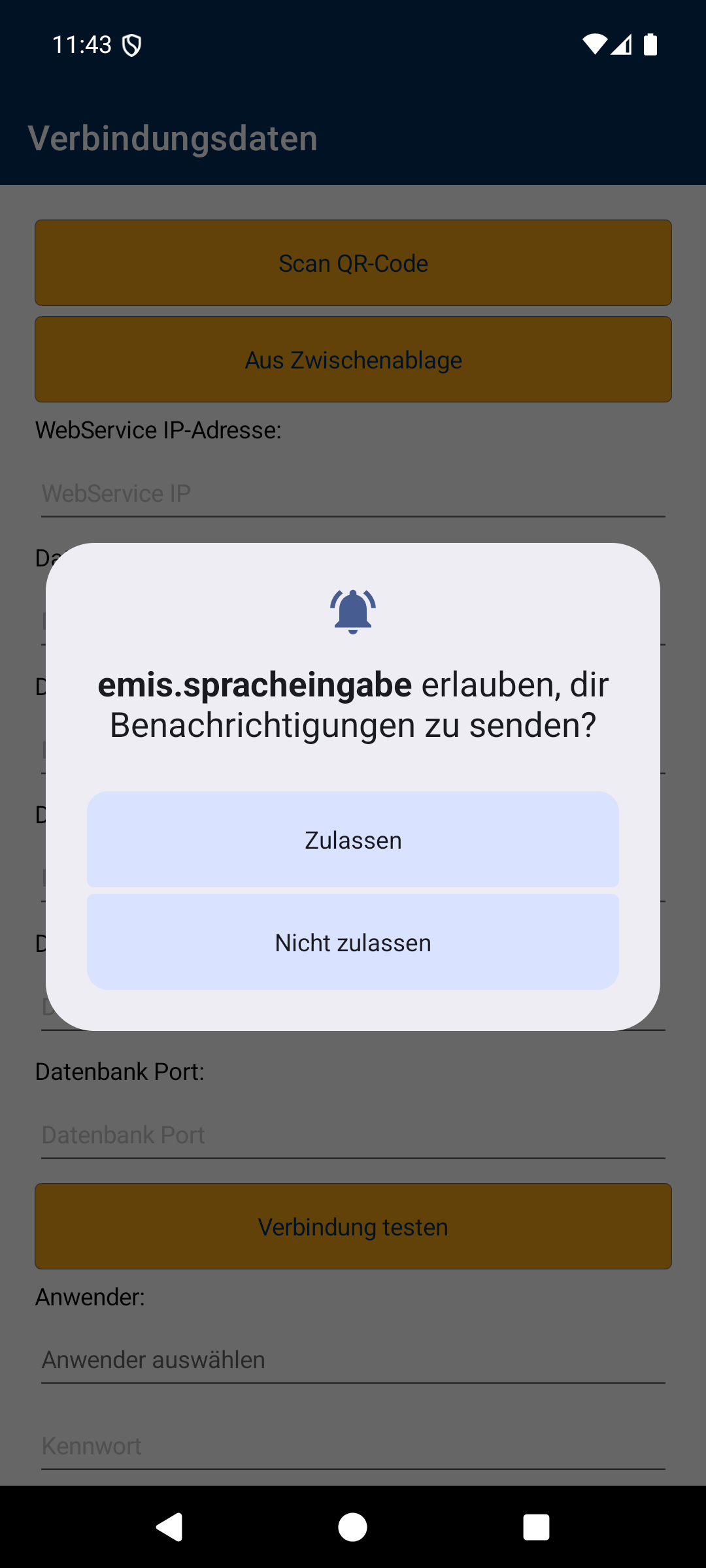 Benachrichtigungen zulassen