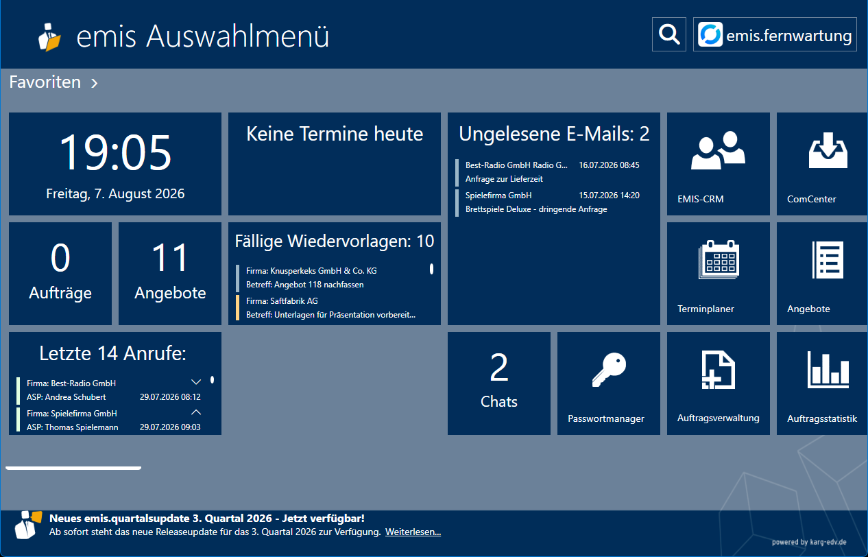 Hauptfenster