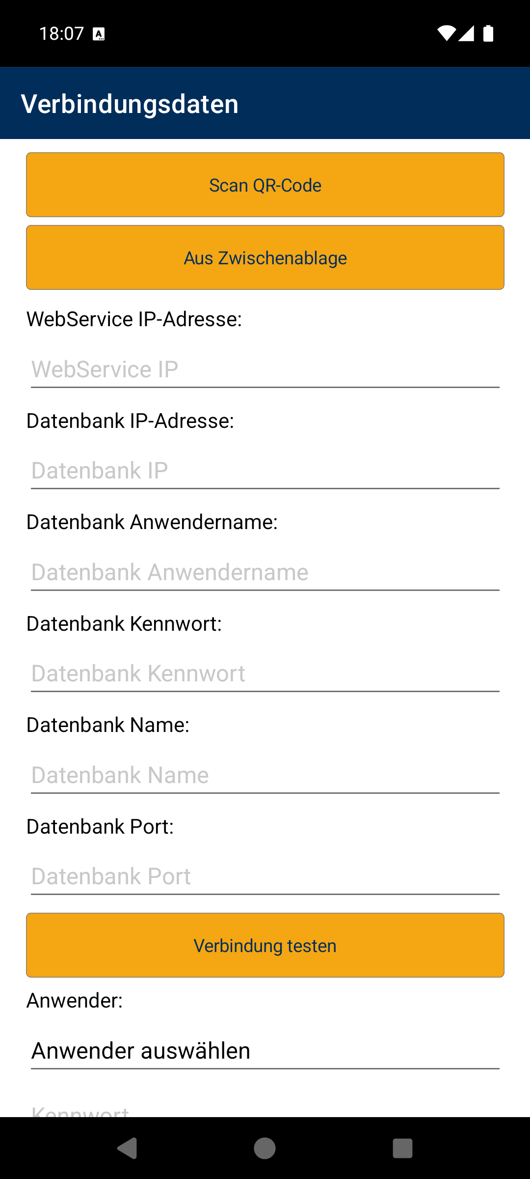 Verbindungsdaten