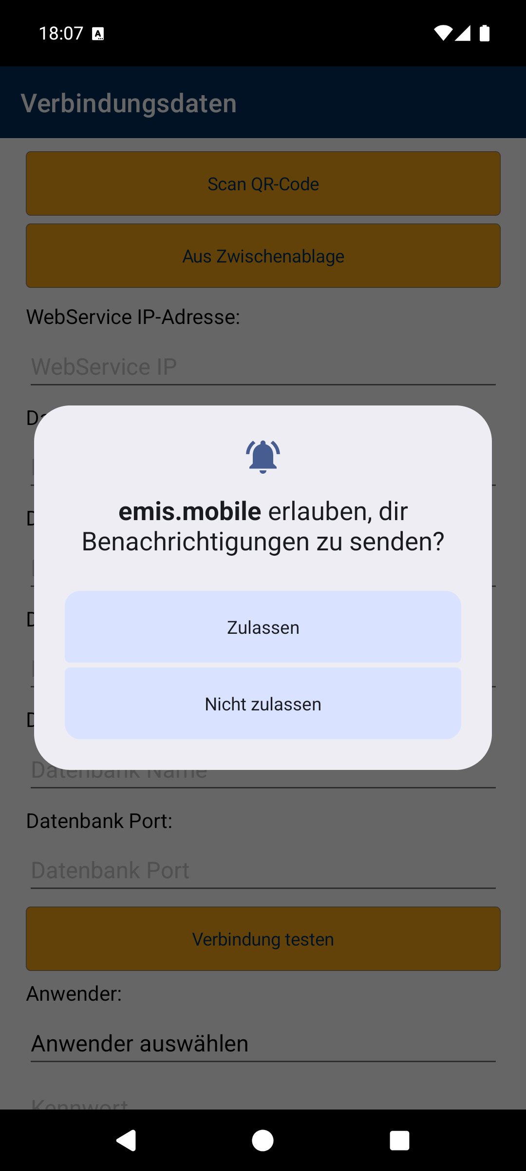 Benachrichtigungen zulassen