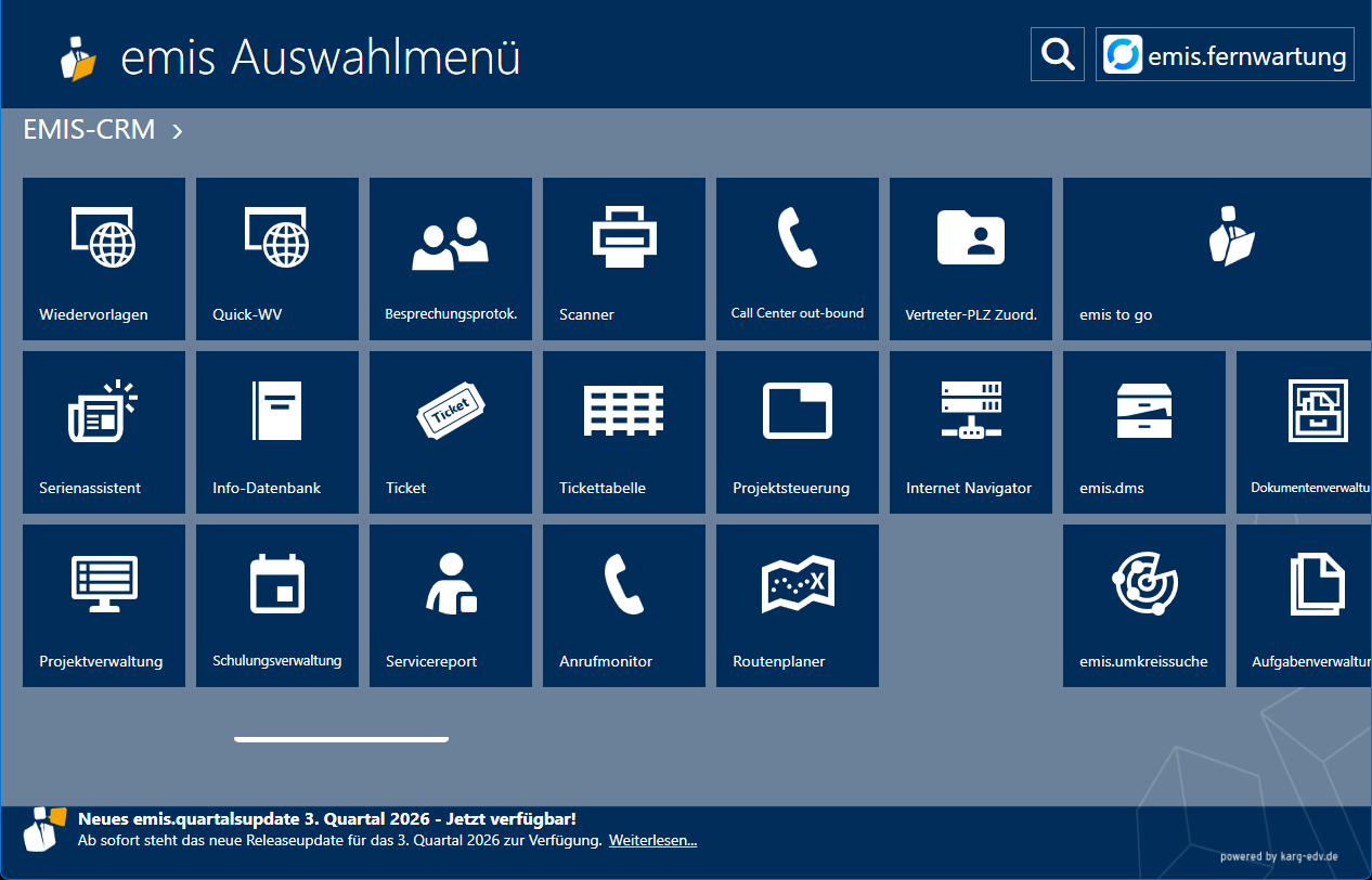 Gruppe EMIS-CRM