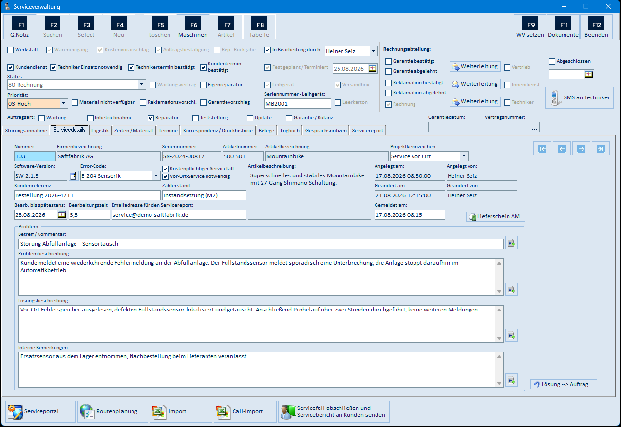 Servicedetails