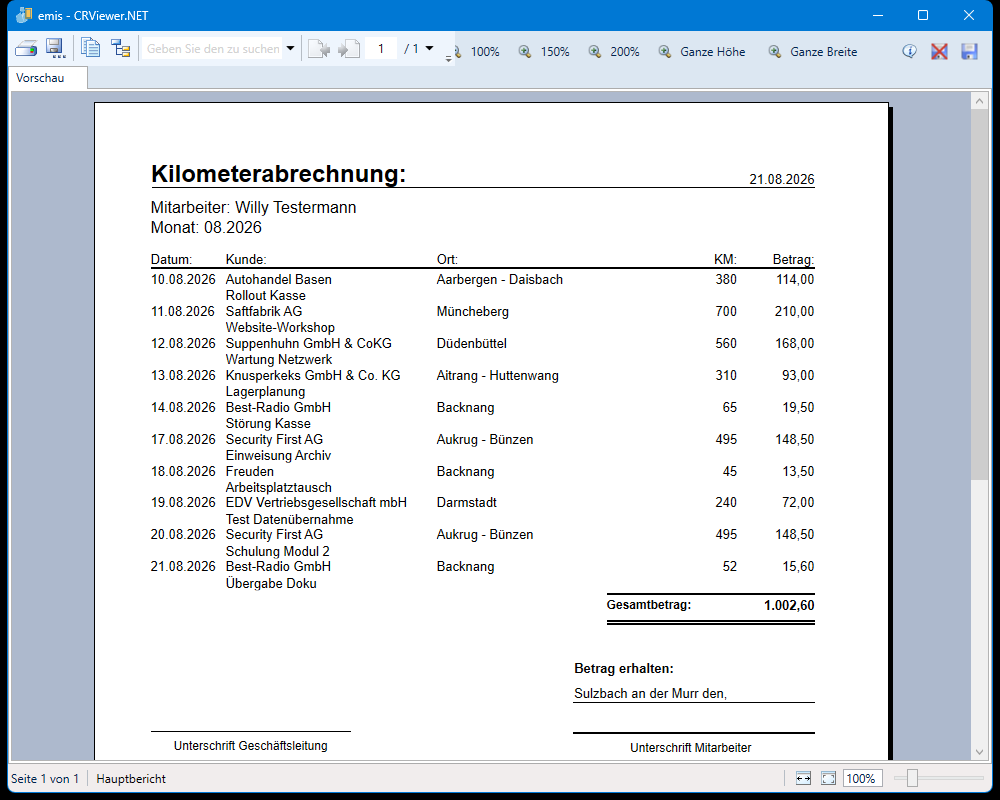 Druckvorschau