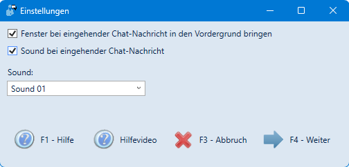 Einstellungen