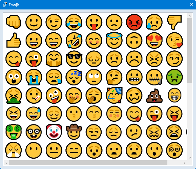 Emoji-Auswahl