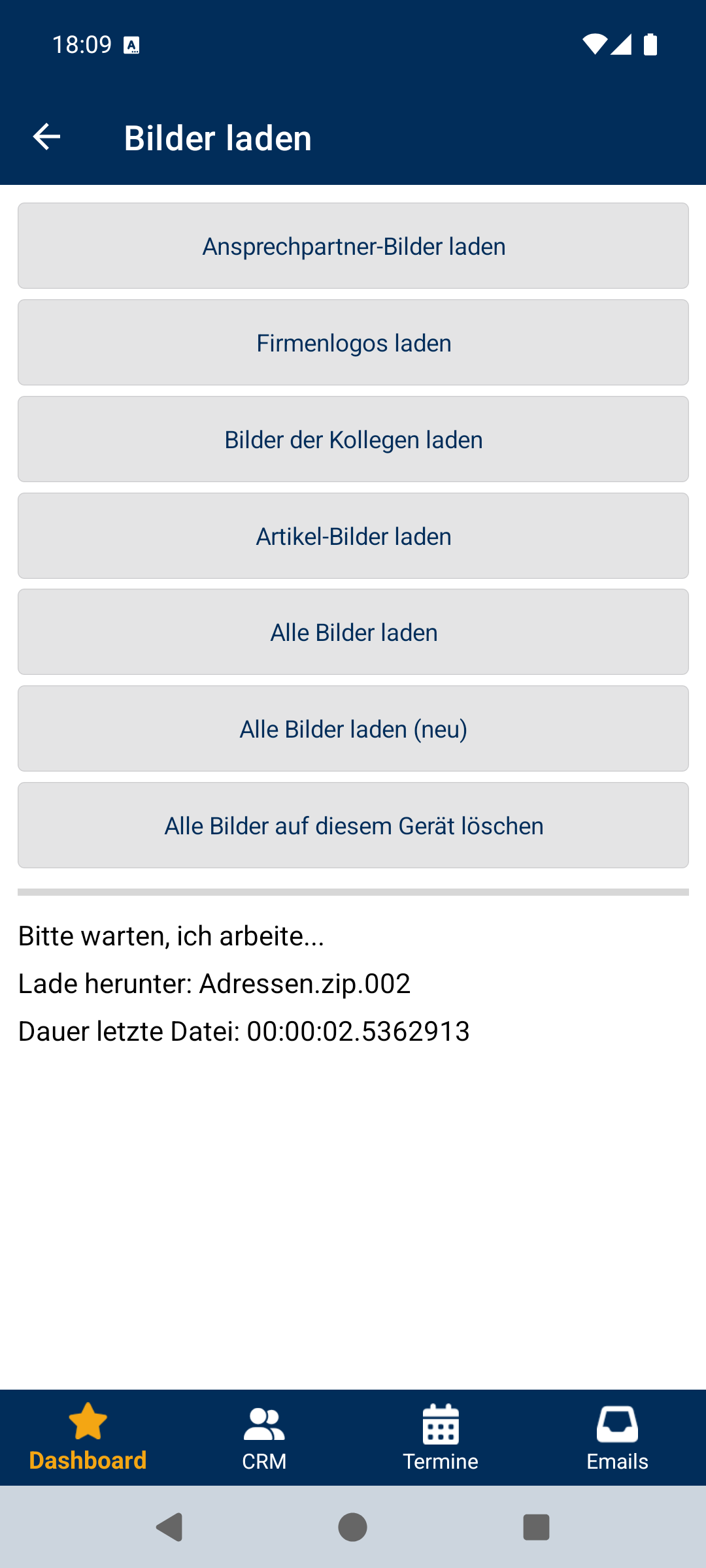 Bilder laden