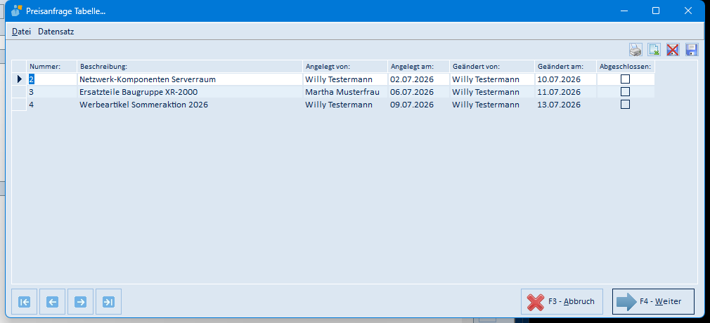 Tabelle