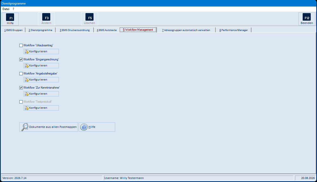 Workflow Management