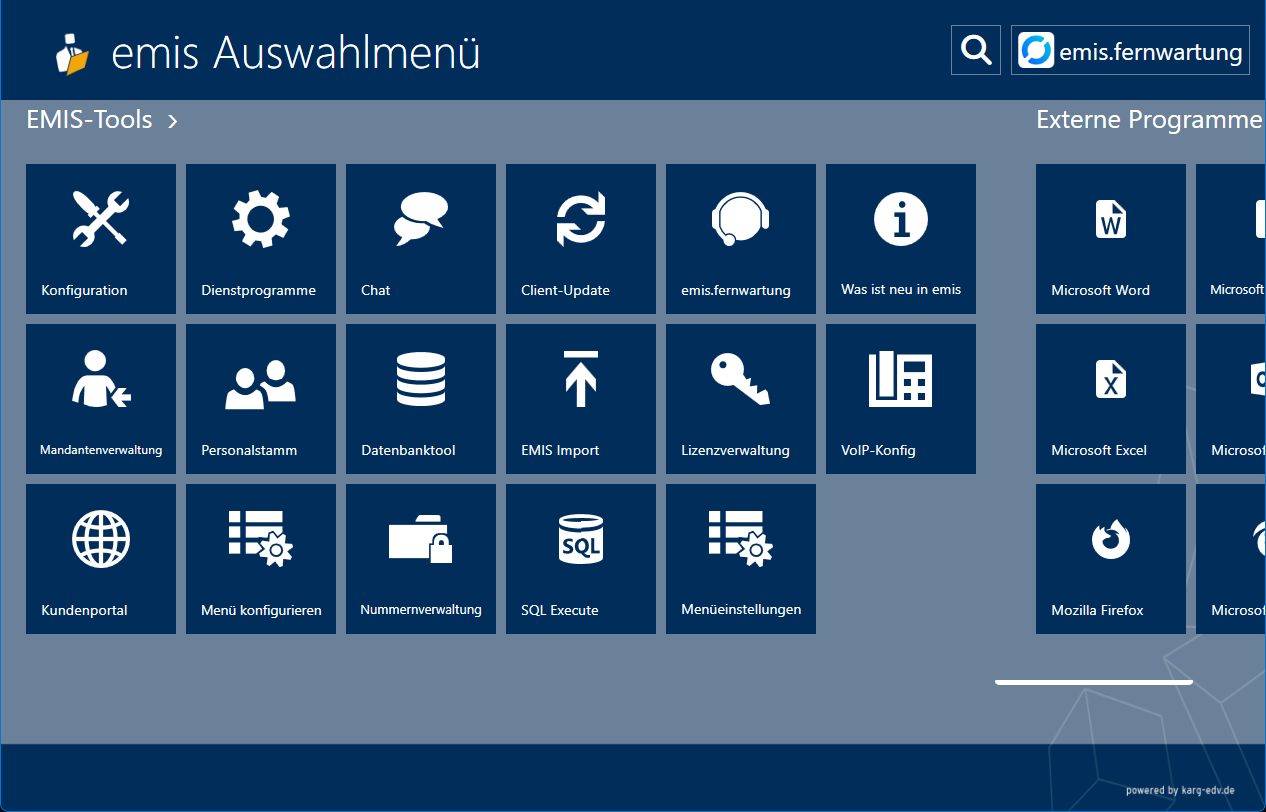 Gruppe EMIS-Tools
