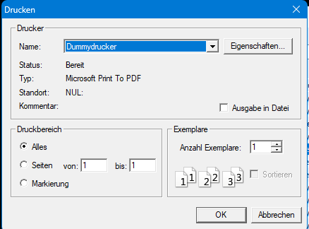 Druckdialog