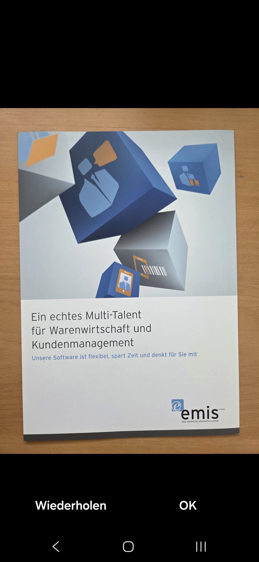 Aufnahme prüfen