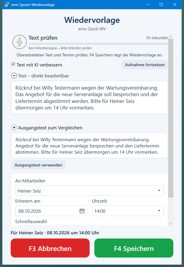 Ausgangstext zum Vergleichen