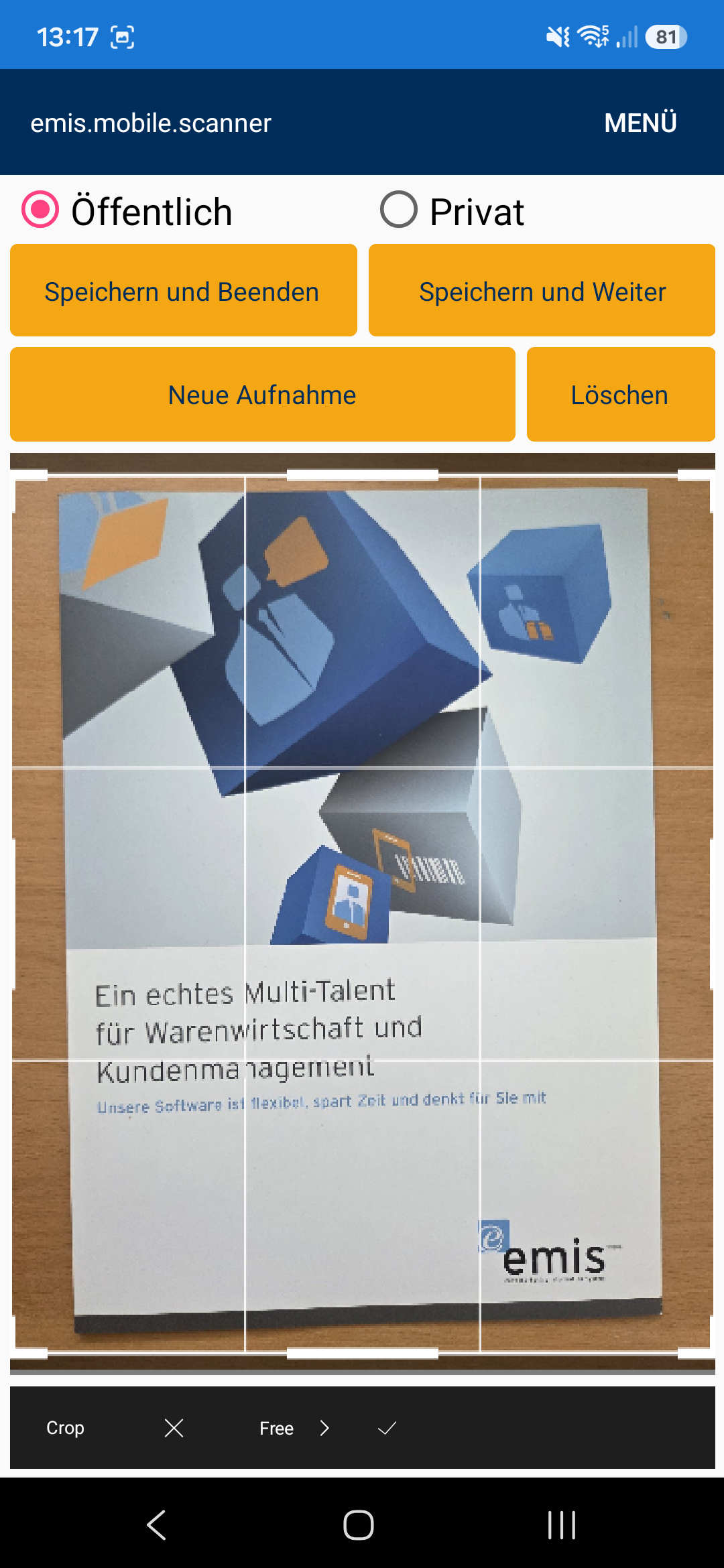 Zuschneiden