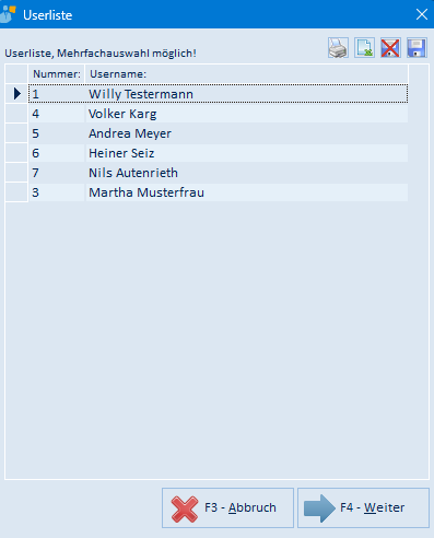 Userliste