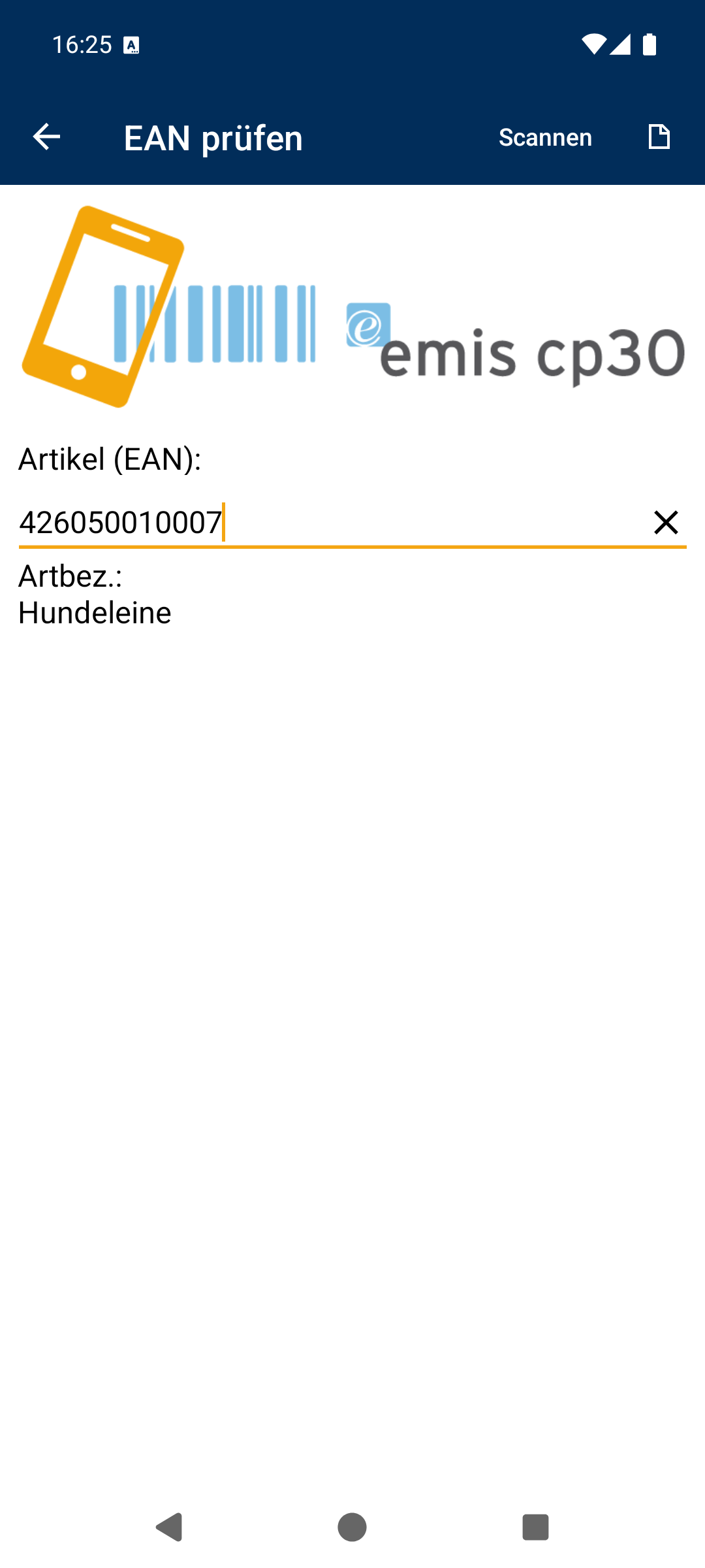 EAN prüfen