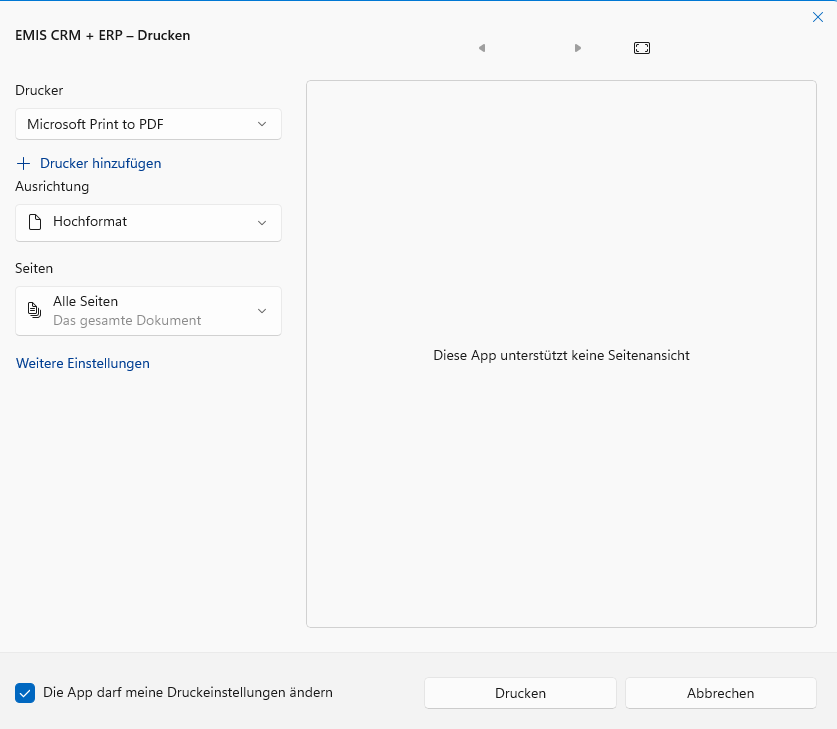 Druckdialog
