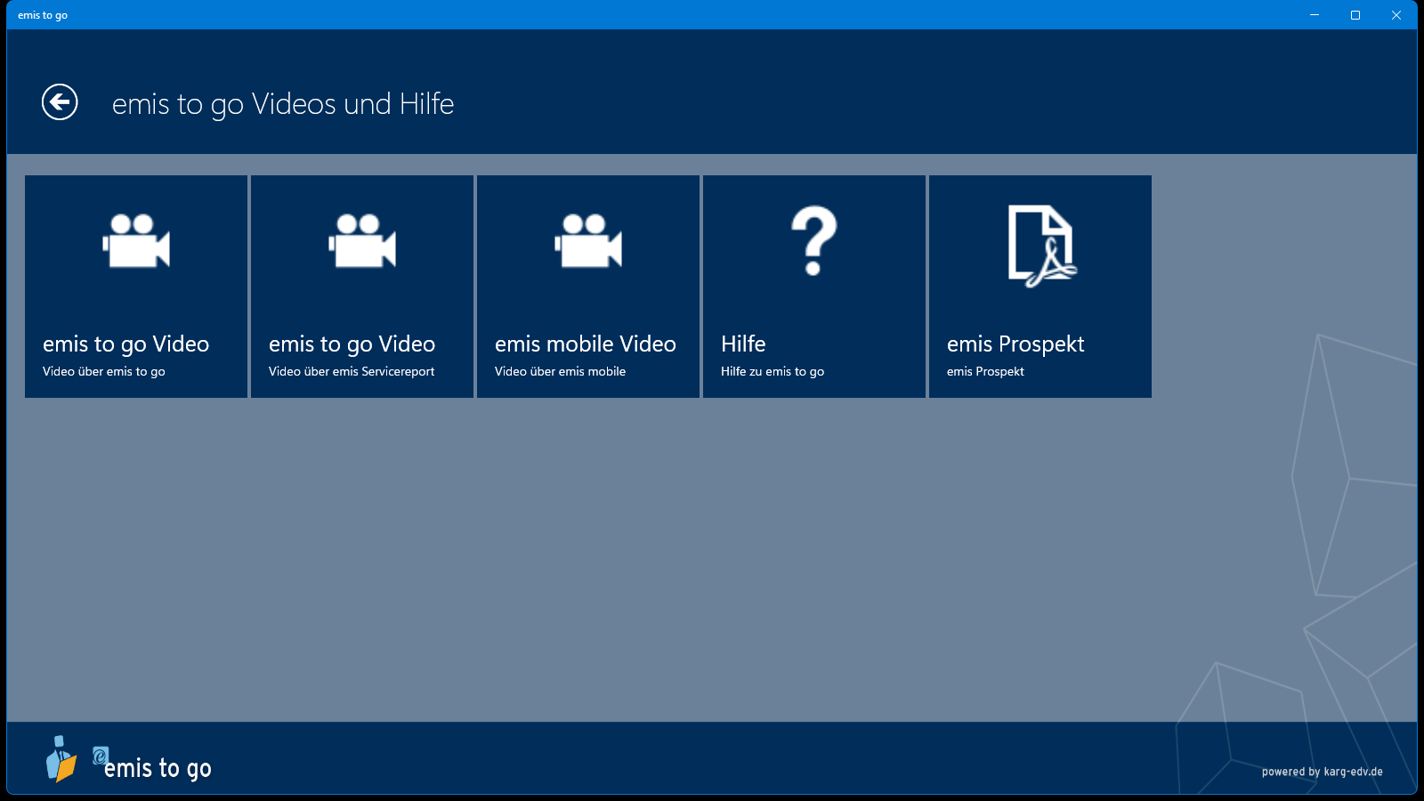 Videos und Hilfe
