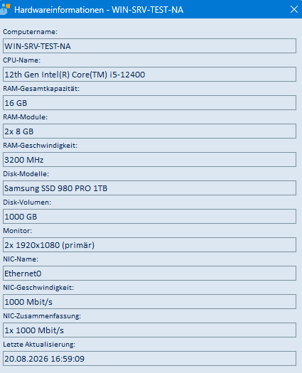 Hardwareinformationen