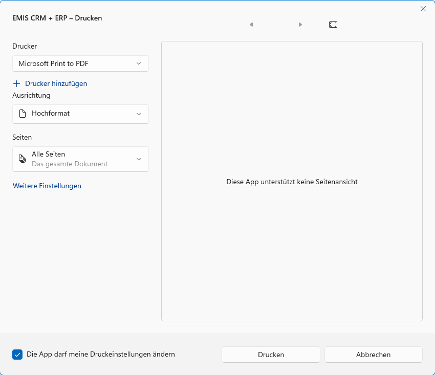Druckdialog