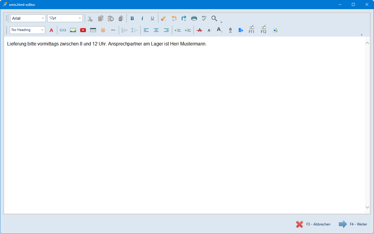 HTML-Editor