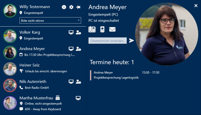Gesetzter eigener Status