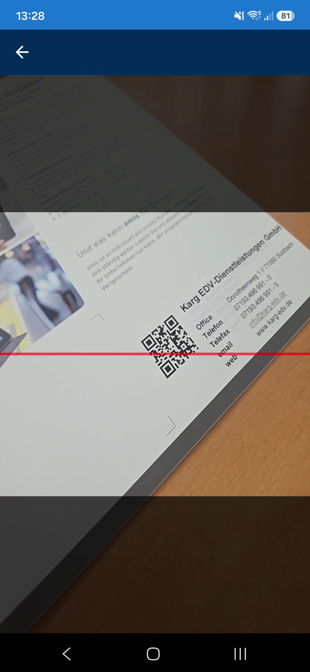 QR-Code einlesen