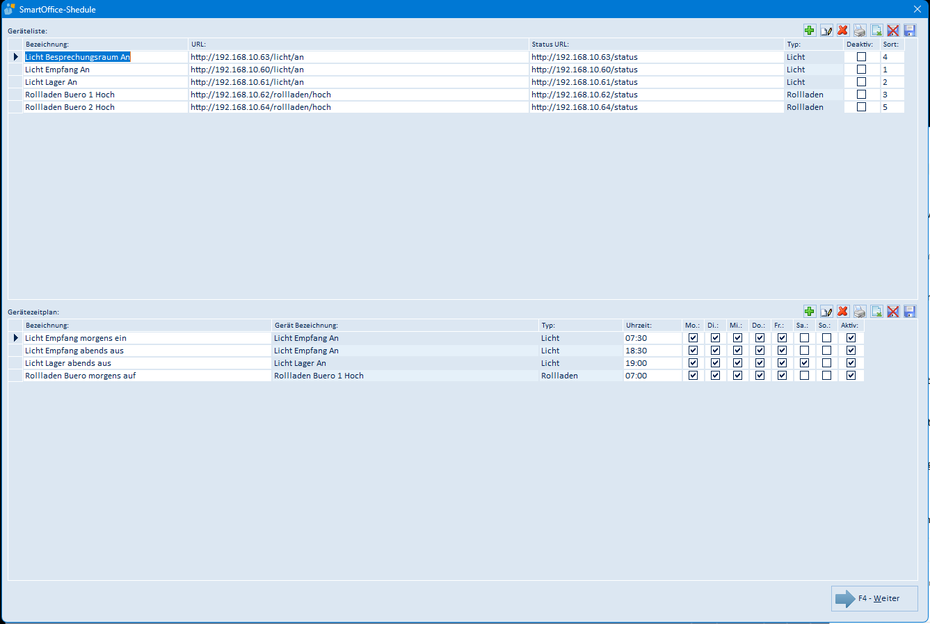 SmartOffice-Shedule