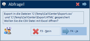 Export abgeschlossen