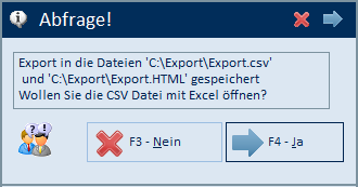 Export abgeschlossen
