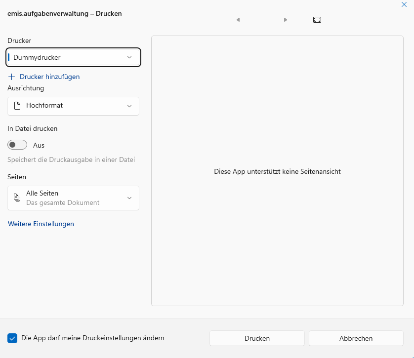 Druckdialog