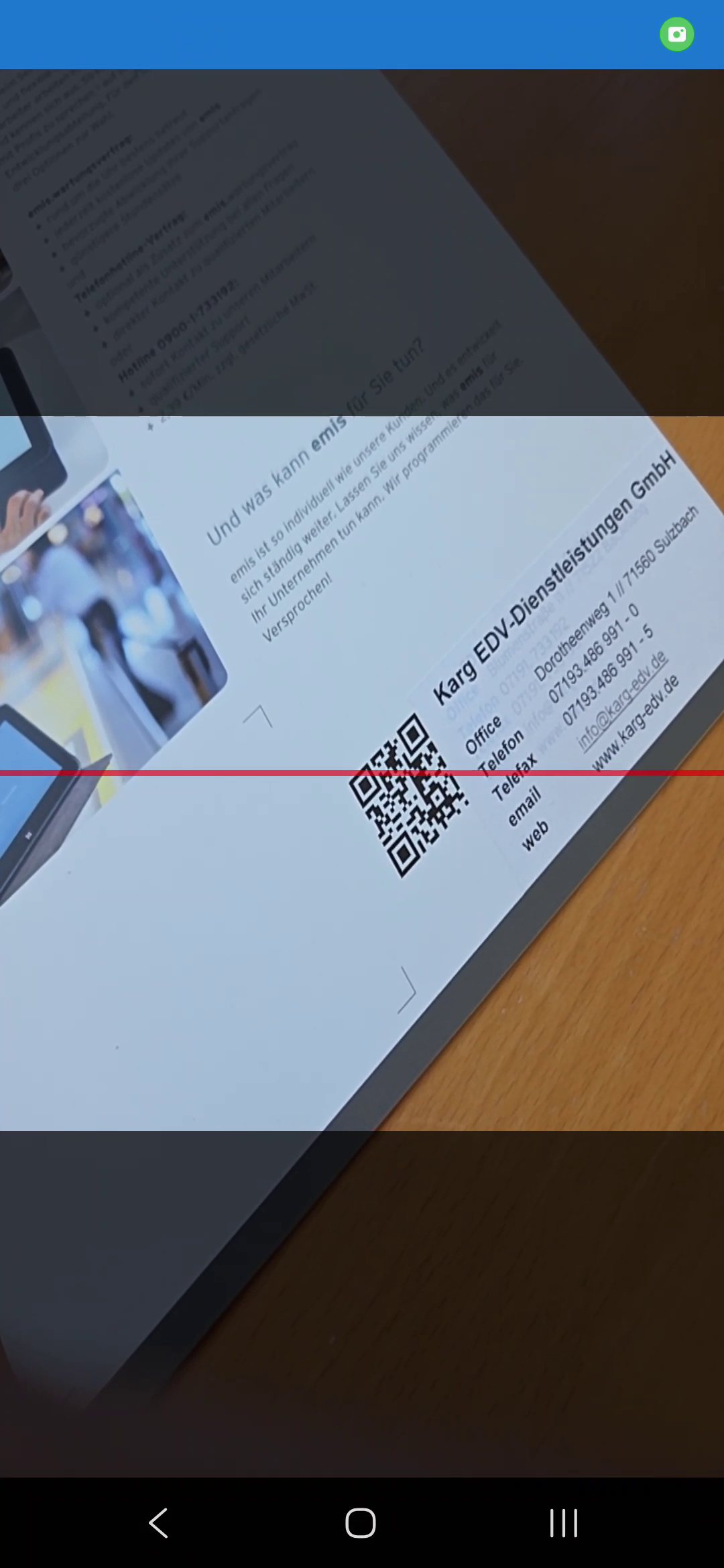 EPC-QR-Code-Leser
