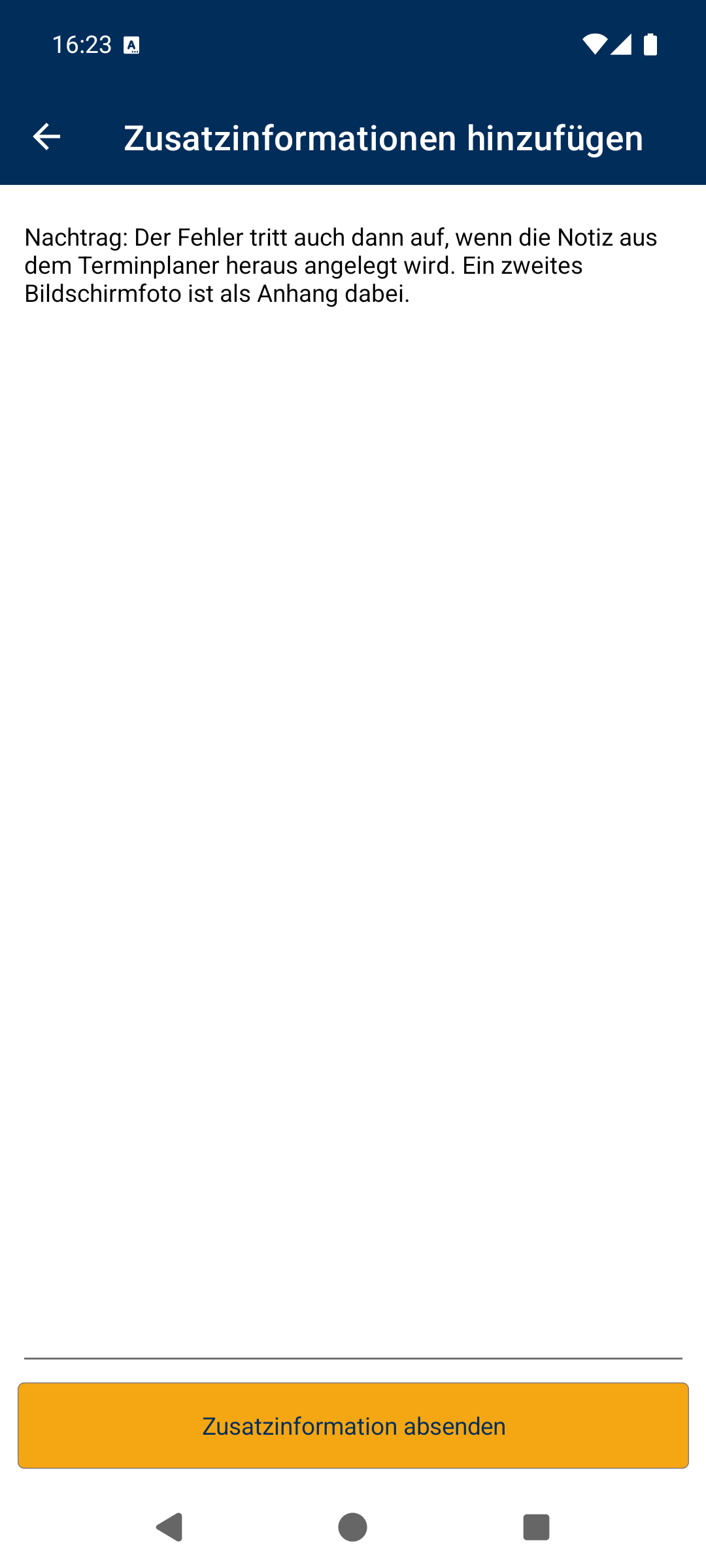 Zusatzinformationen hinzufügen