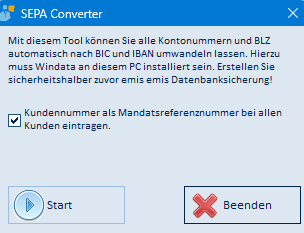 SEPA Converter