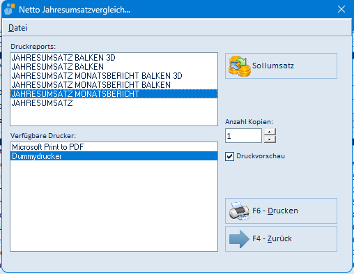 Jahresvergleiche
