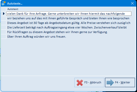 Autotexte