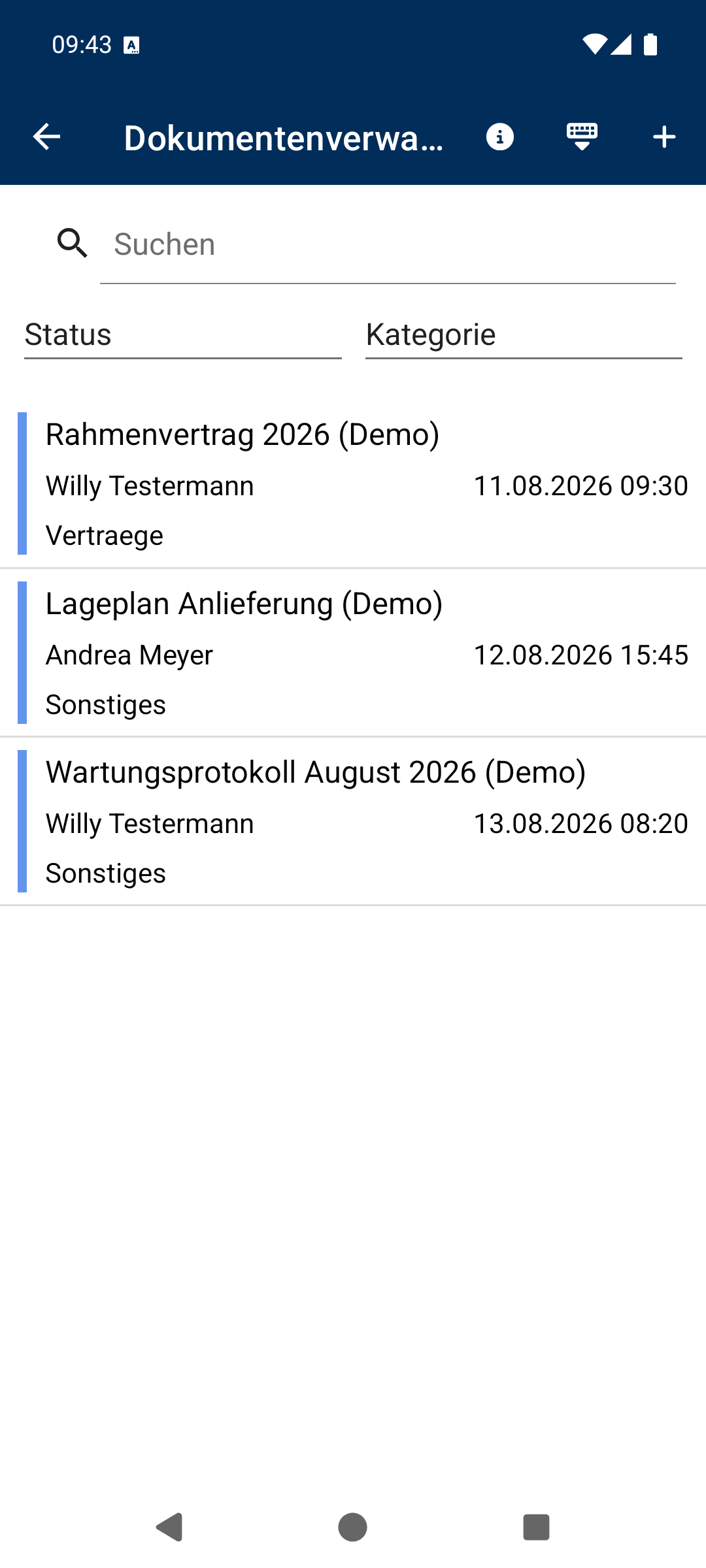 Dokumentenverwaltung