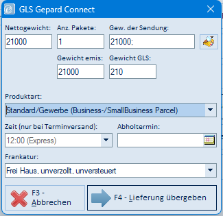 GLS Gepard Connect