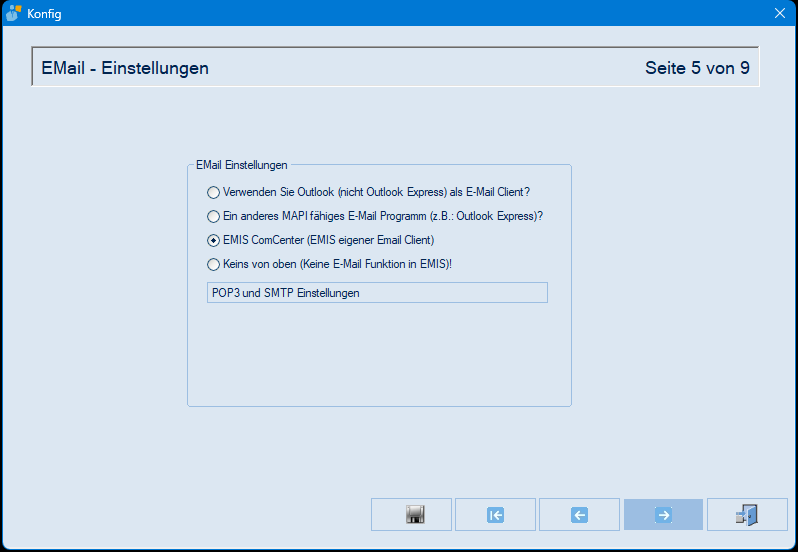 Seite 5 – E-Mail-Einstellungen