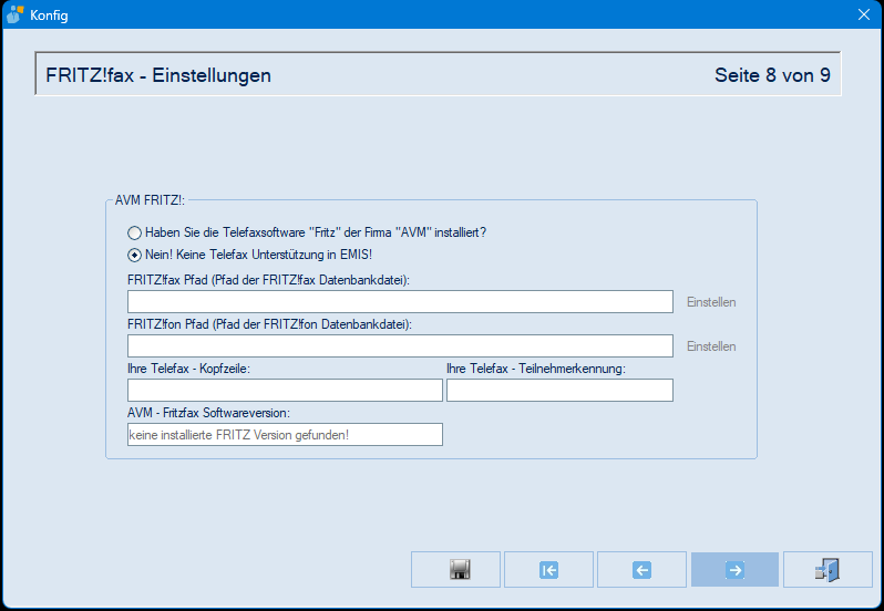 Seite 8 – FRITZ!fax-Einstellungen